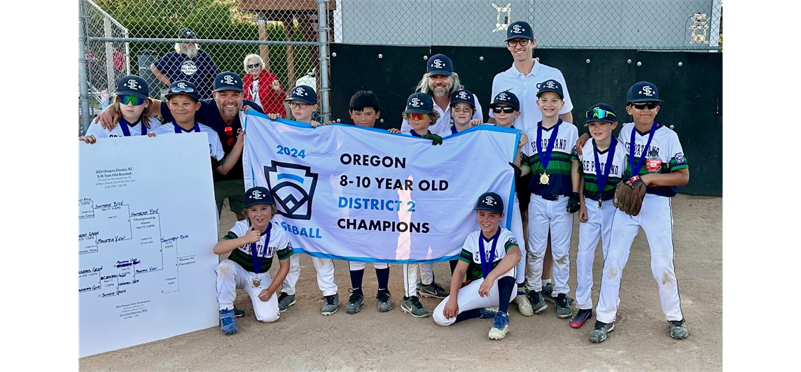 2024 10U Baseball District 2 Champions